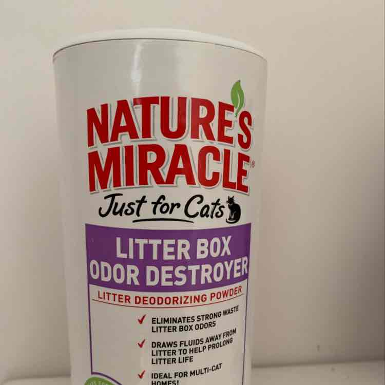 nature's miracle litter box odor destroyer