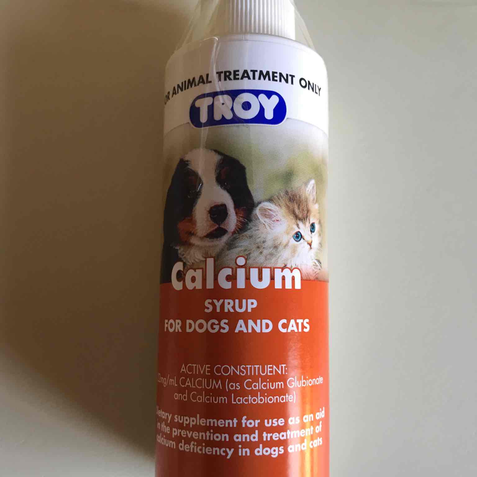 Troy calcium 2024 syrup for dogs