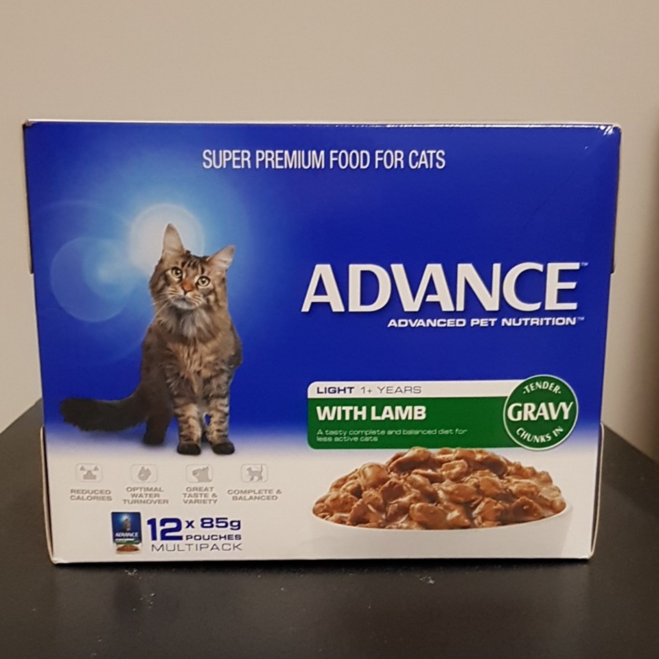 Advance Light Lamb With Gravy Adult 1+ Years Pouches Wet Cat Food 85gm