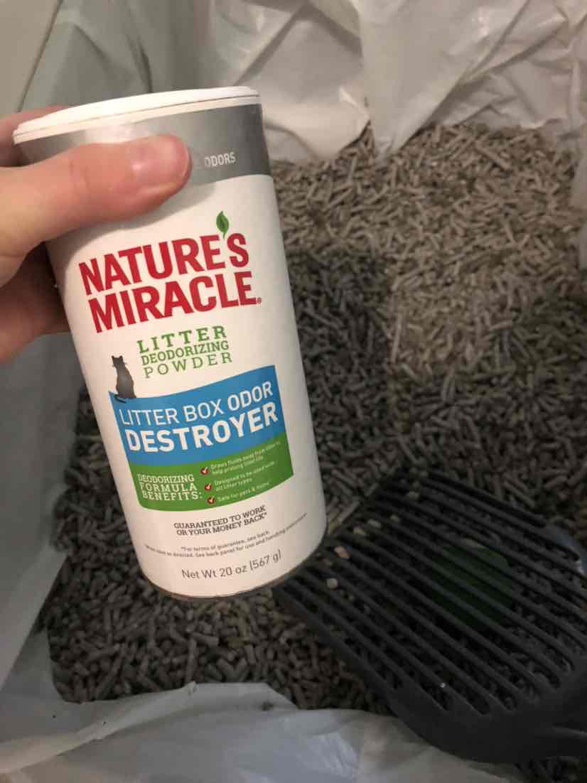 nature's miracle litter box odor destroyer