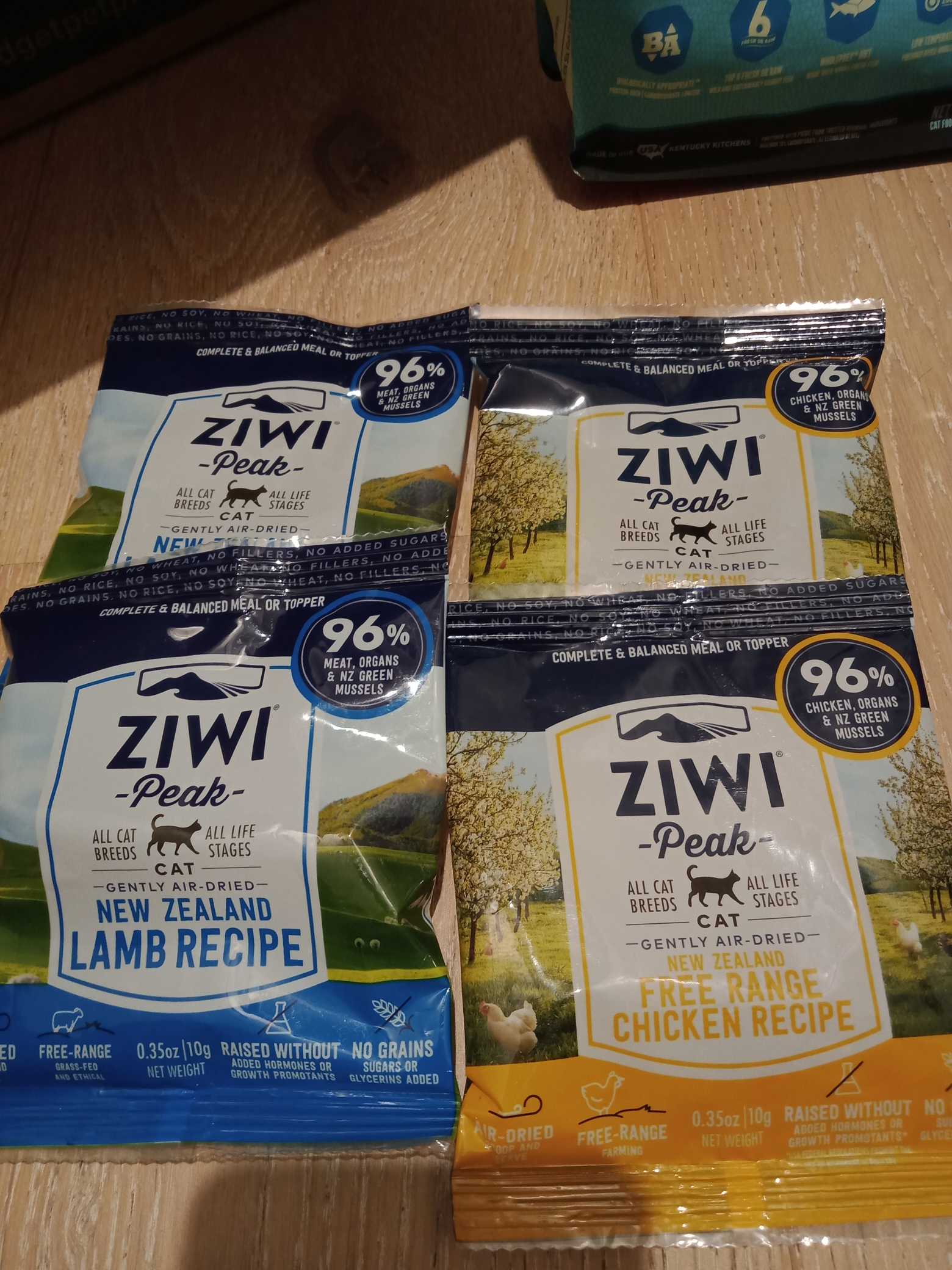ziwipeak samples australia