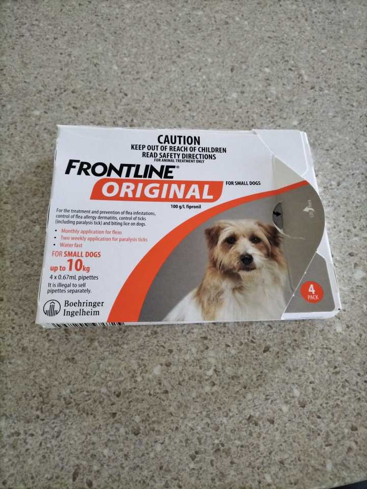 Frontline original 2024 for small dogs