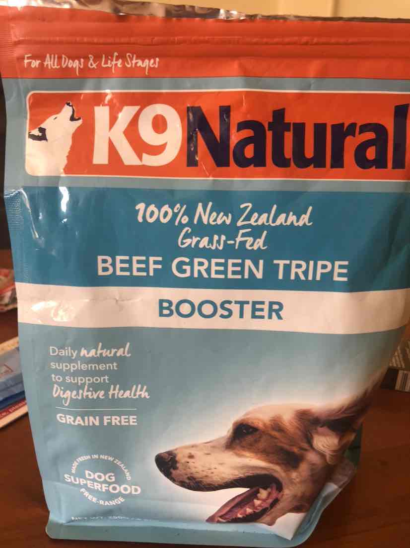 K9 Natural Booster Beef Green Tripe Freeze Dried Meat Digestive