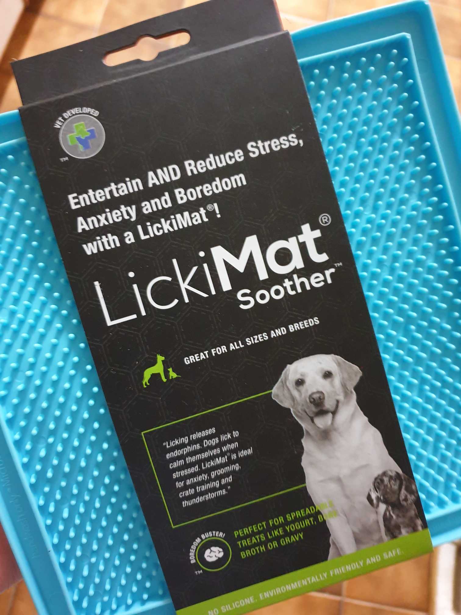 LickiMat Classic Soother, Lick Mat for Dogs