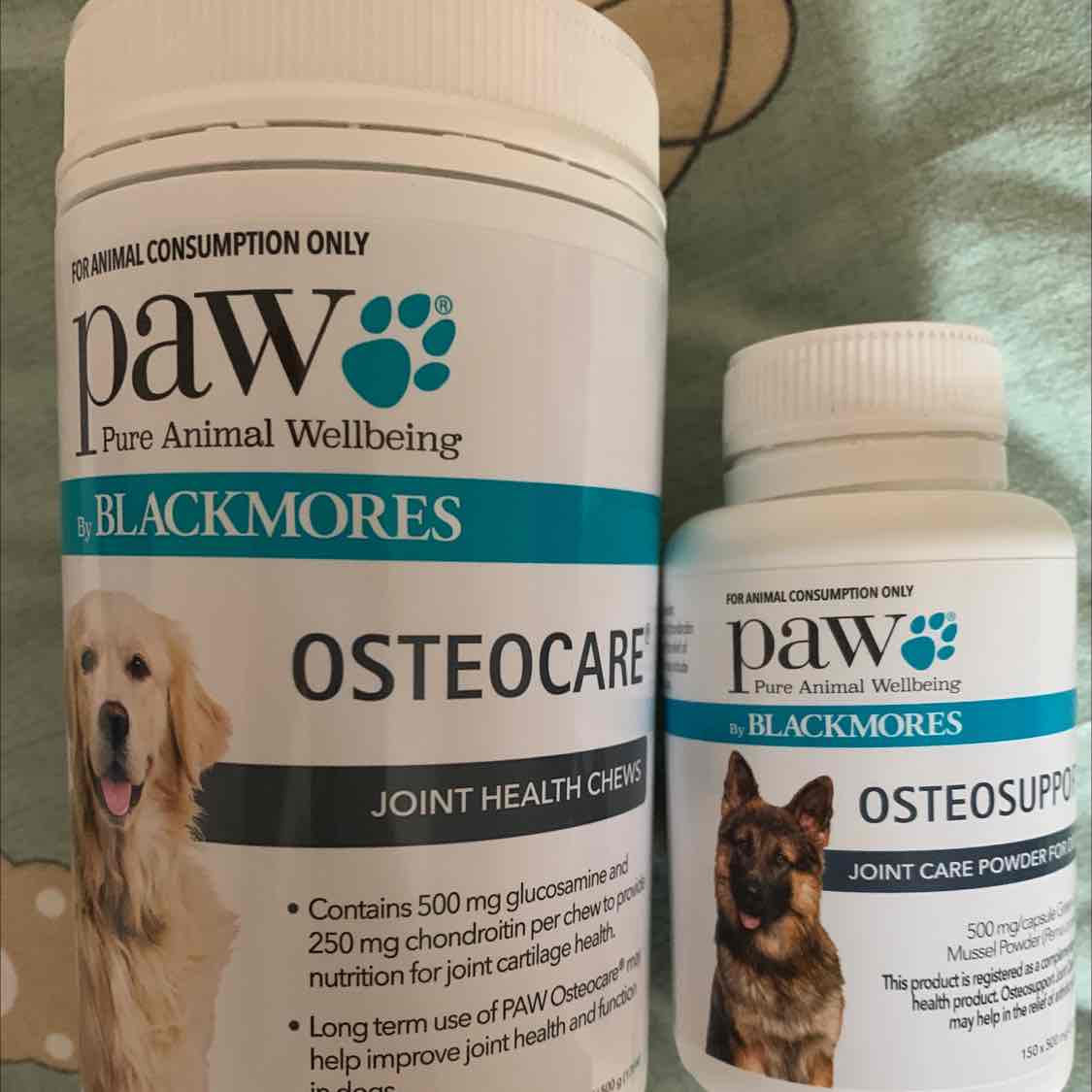 Paw By Blackmores Osteosupport Joint Care Powder 150 X 500mg Capsules