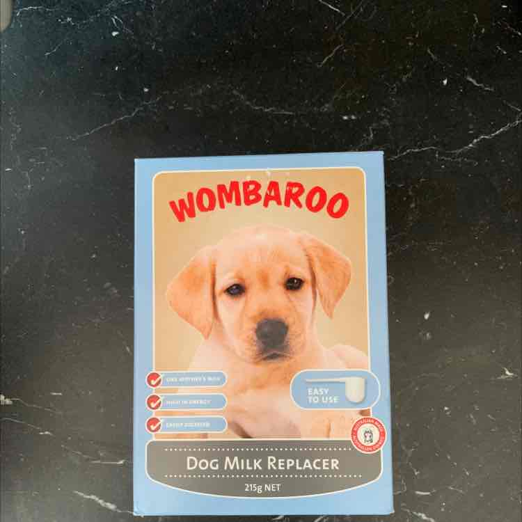 Wombaroo dog hotsell milk replacer