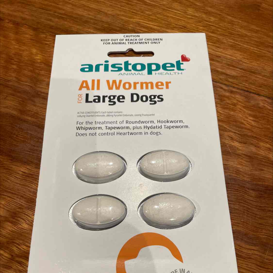 Aristopet allwormer outlet large dog