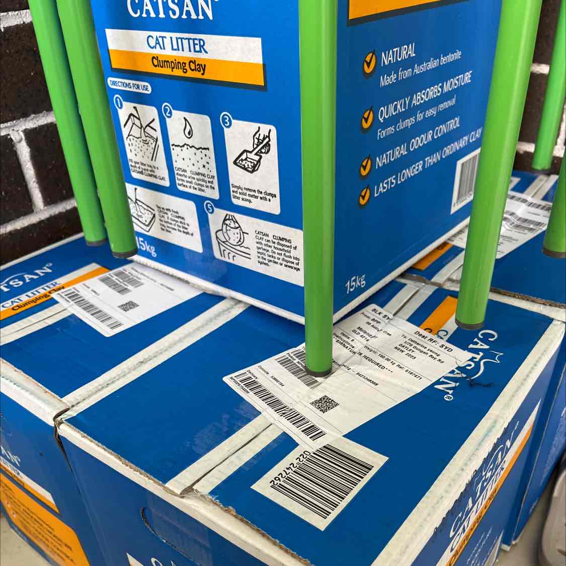 Catsan clumping litter sales 15kg