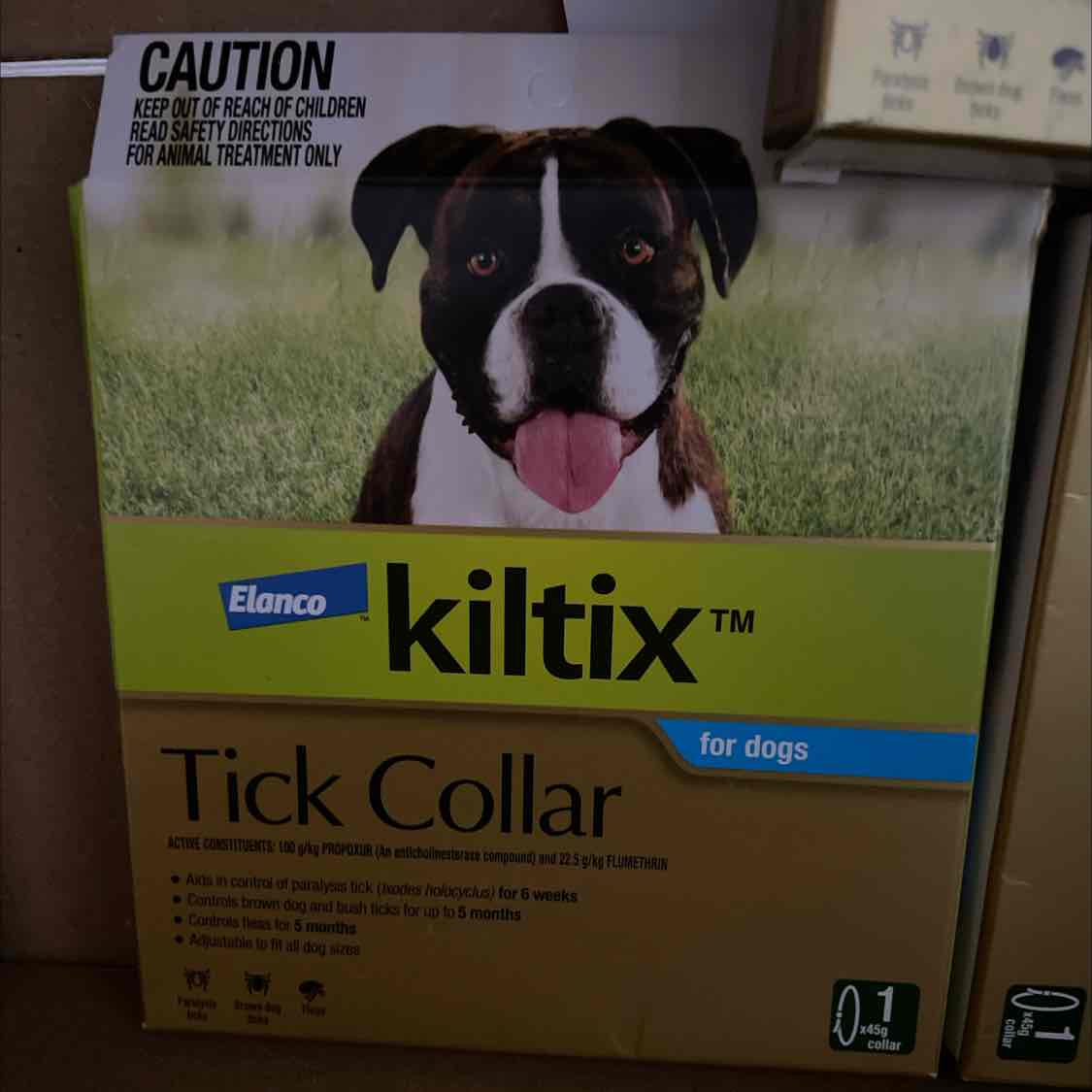 Kiltix flea and tick clearance collar