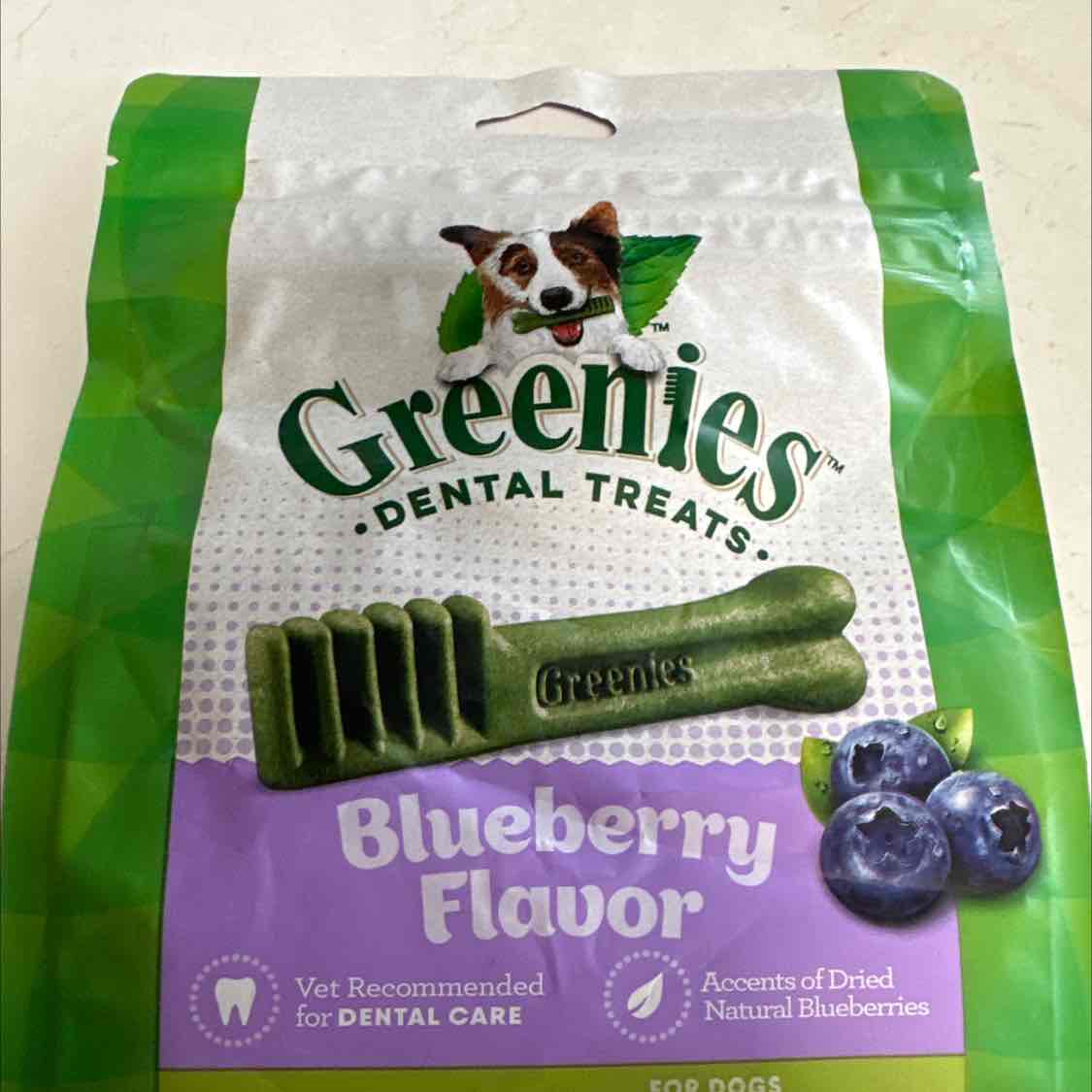 Greenies blueberry clearance