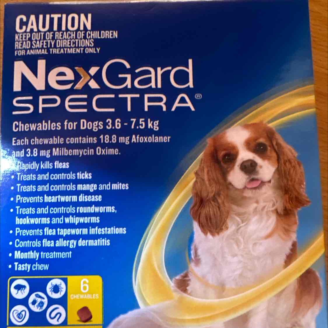 Nexgard spectra for 2025 small