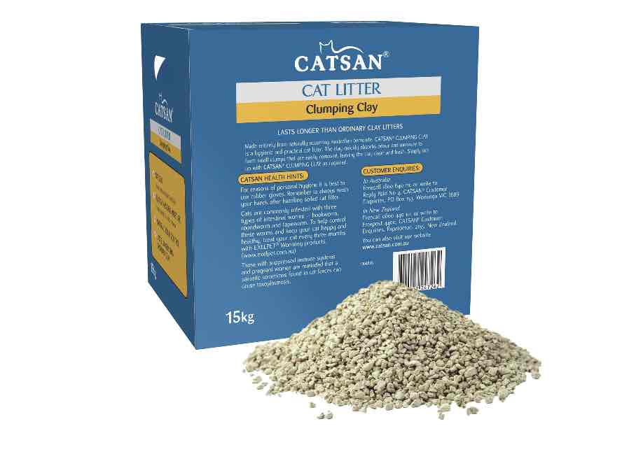 Catsan Clumping Clay Litter For Cats 15kg 29.00