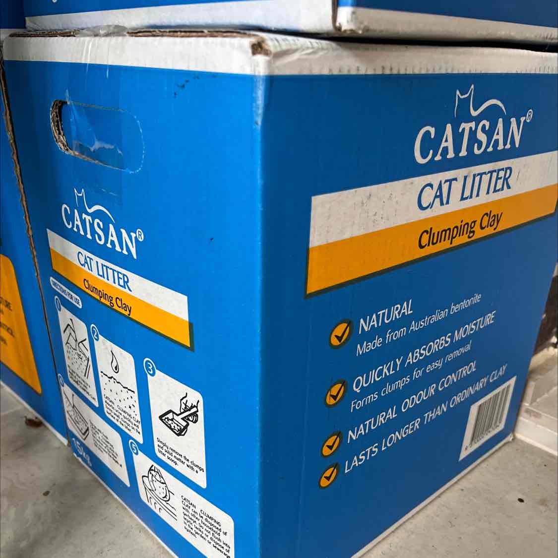 Catsan Clumping Clay Litter For Cats 15kg 29.00