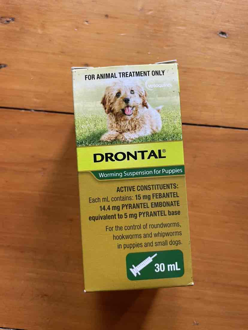 Drontal worming suspension for puppies 30ml best sale