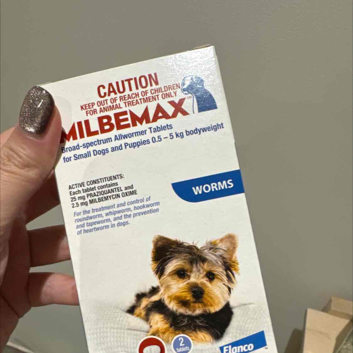 Milbemax Allwormer For Small Dogs 5kg Tablets