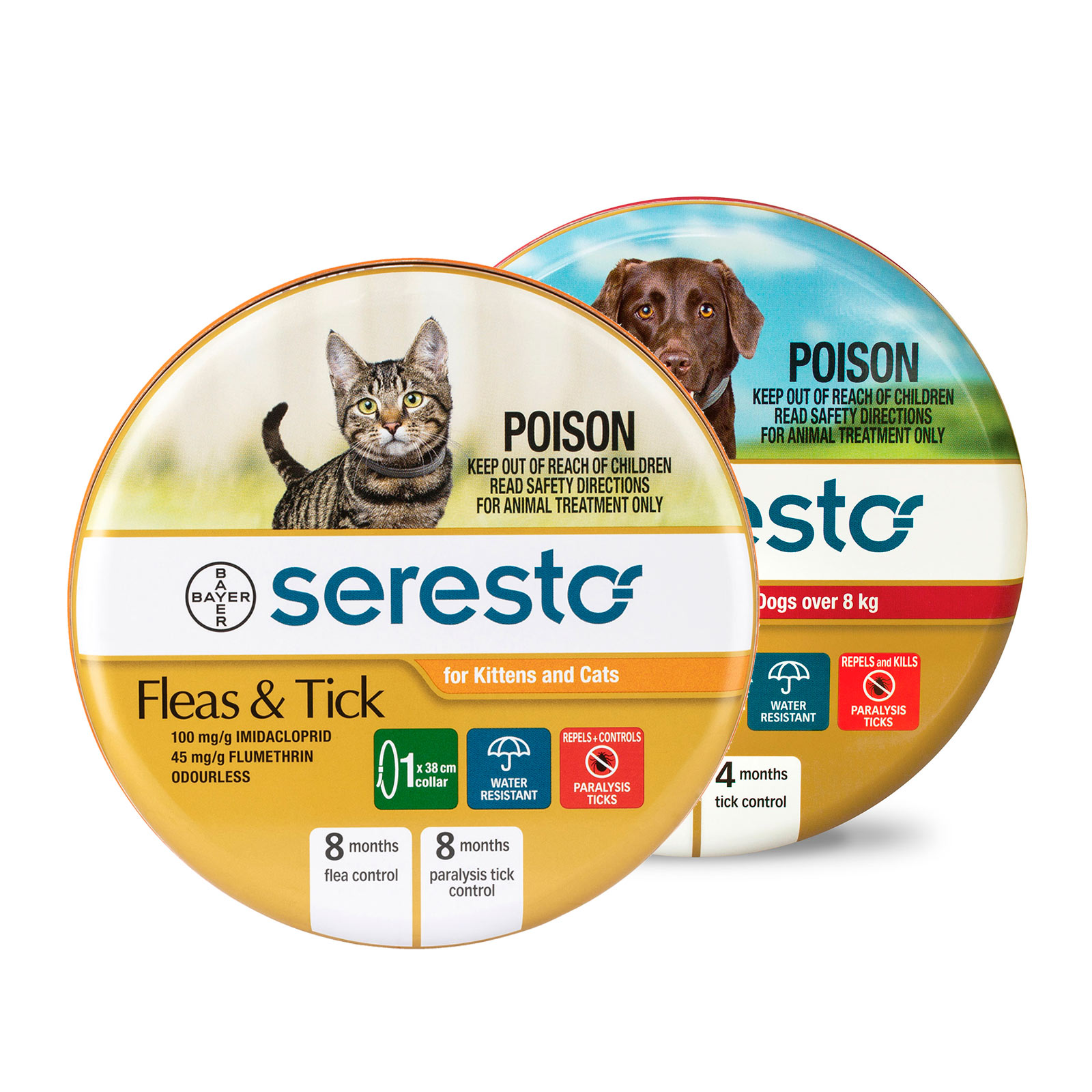 Advantage Seresto Flea And Tick Collar For Dogs Over 8kg + Advantage ...