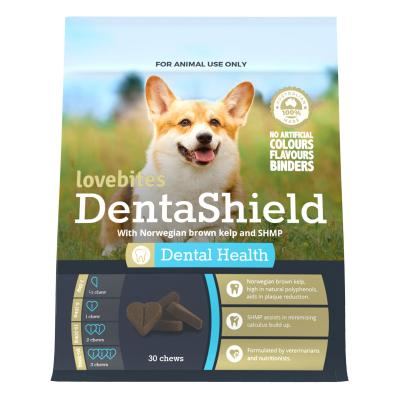 Lovebites DentaShield Dog Supplement 30 Chews