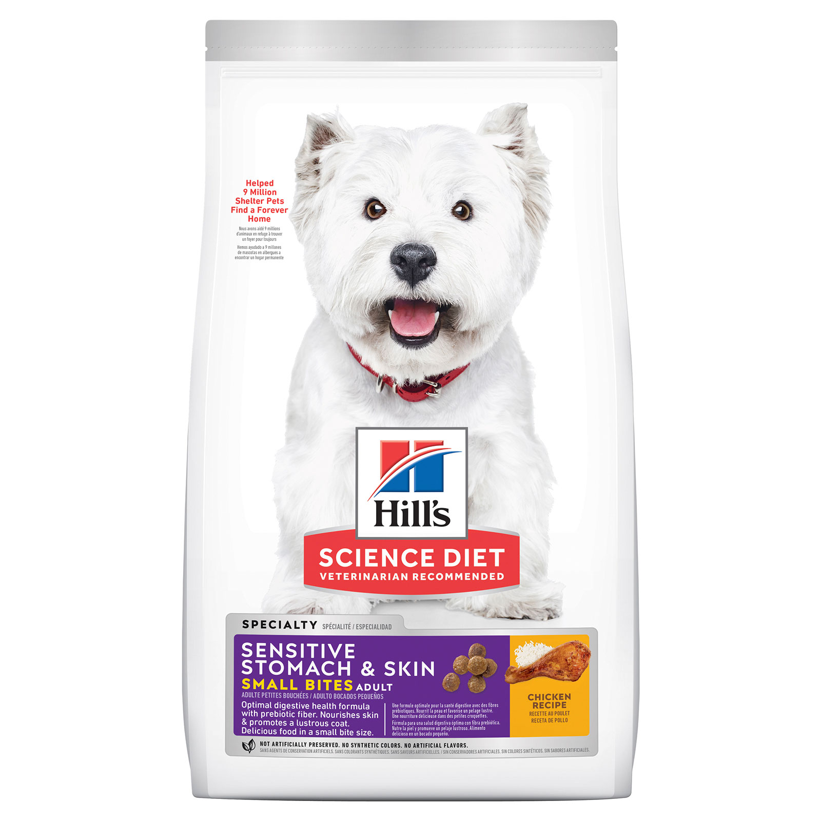 dry dog food with small kibble