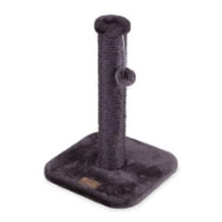 Kazoo Cat Scratching Post Charcoal And Grey Small With Ball Toy For Cats 