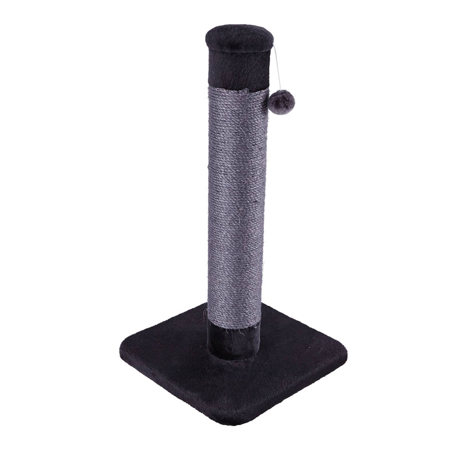 Kazoo Cat Scratching Post Tree Grey And Black Medium With Ball Toy For