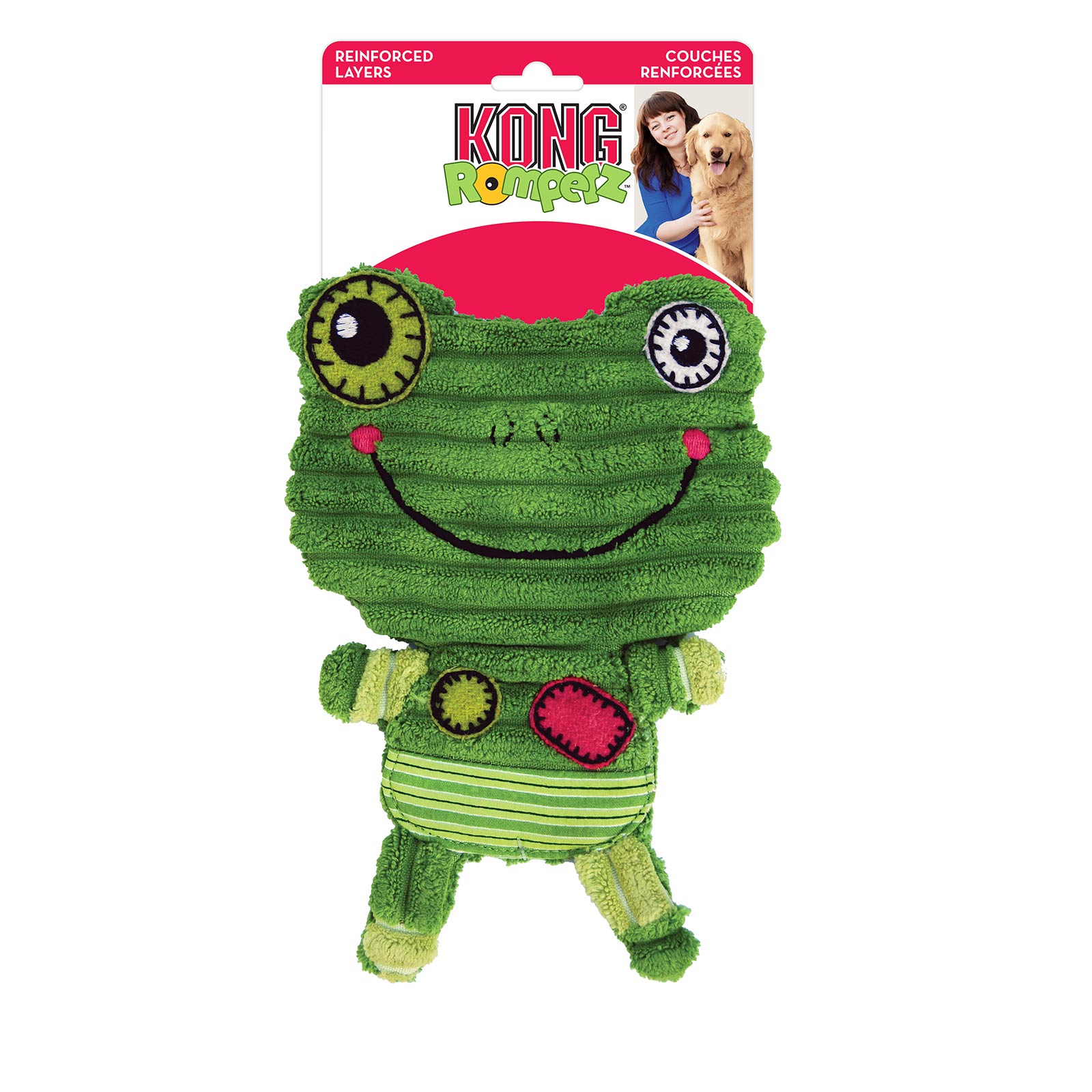 rubber frog dog toy