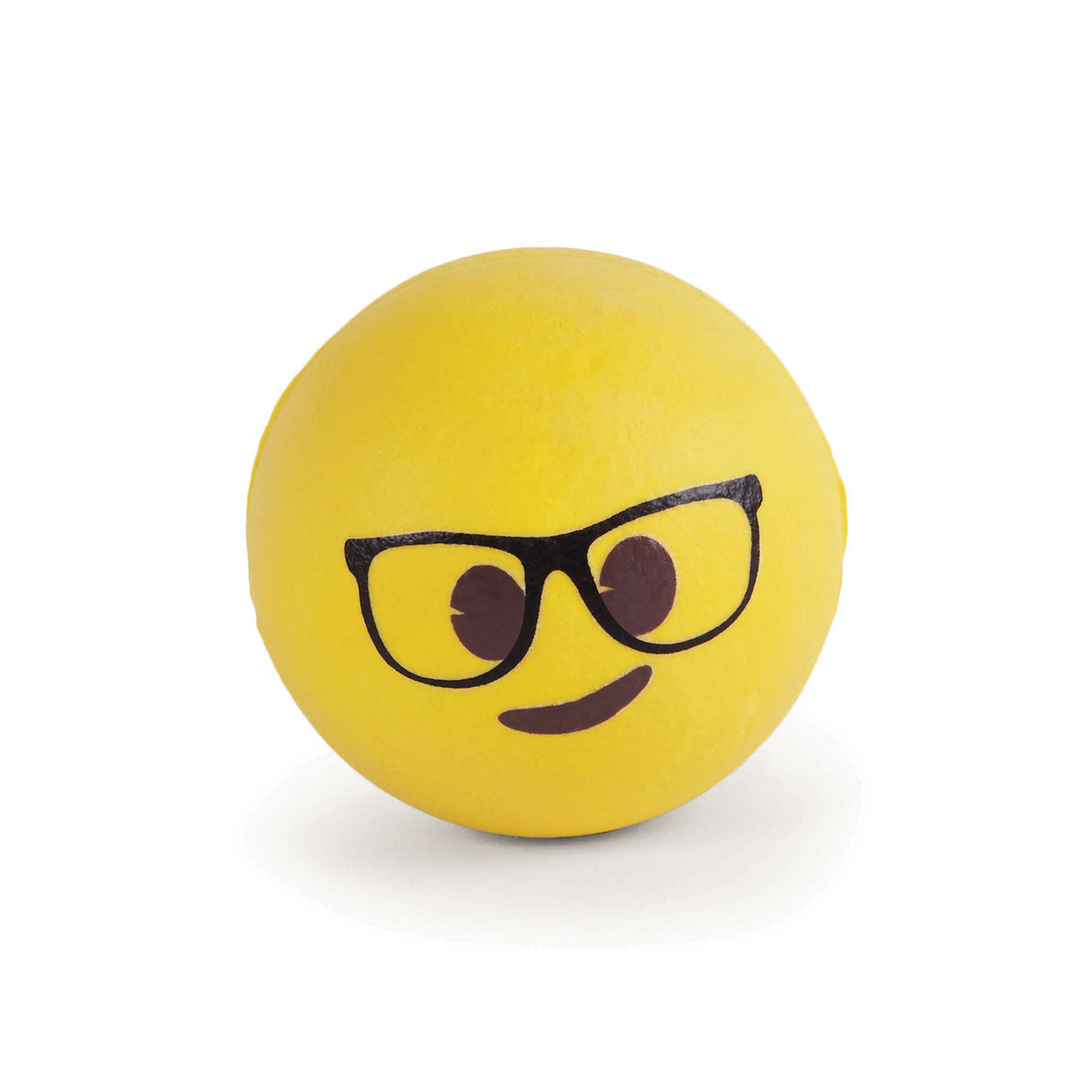 Kazoo Emoji Bouncy Ball Assorted Character Natural Rubber Chase Toy
