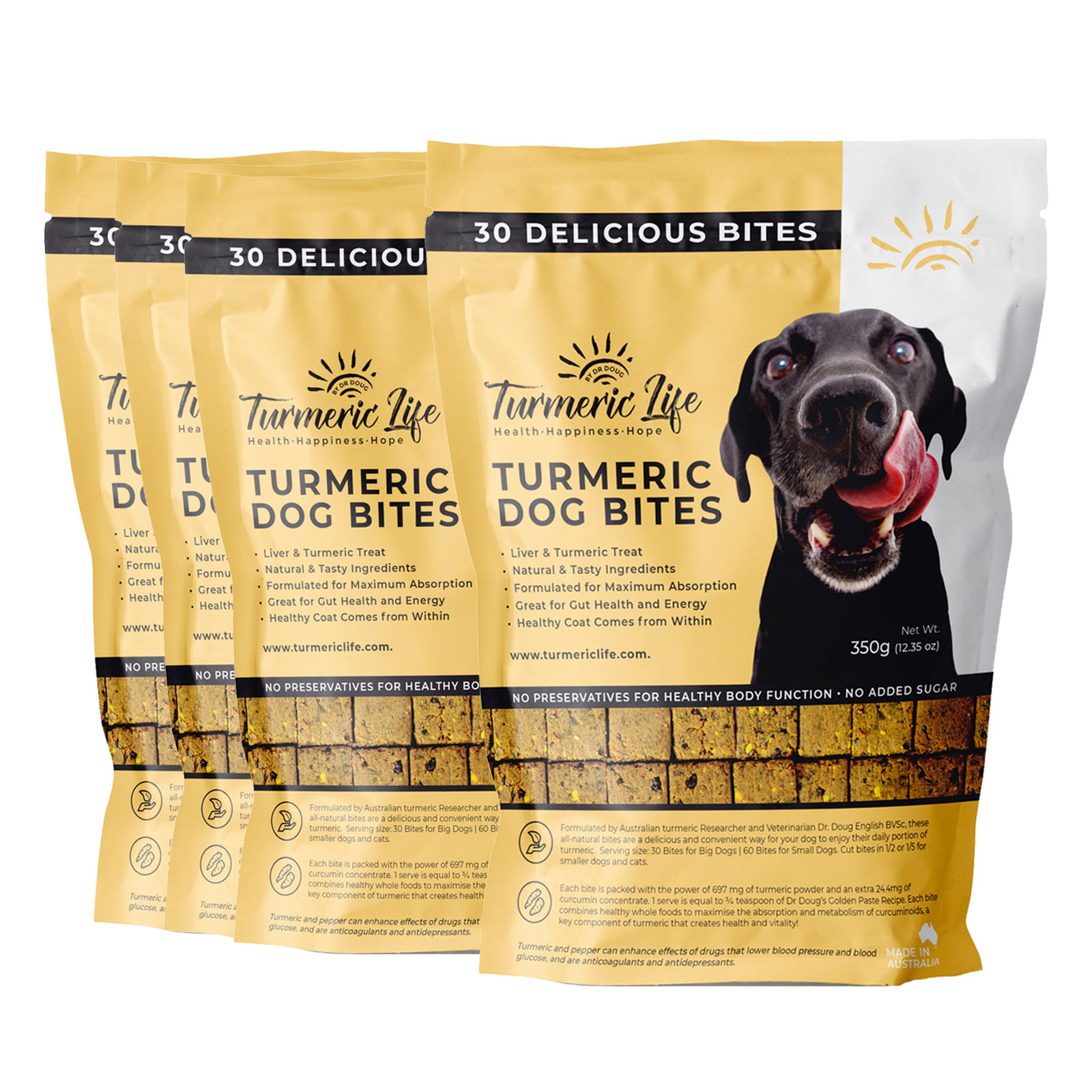 Turmeric Life Turmeric And Liver Bites For Dogs 1.4kg 118.34