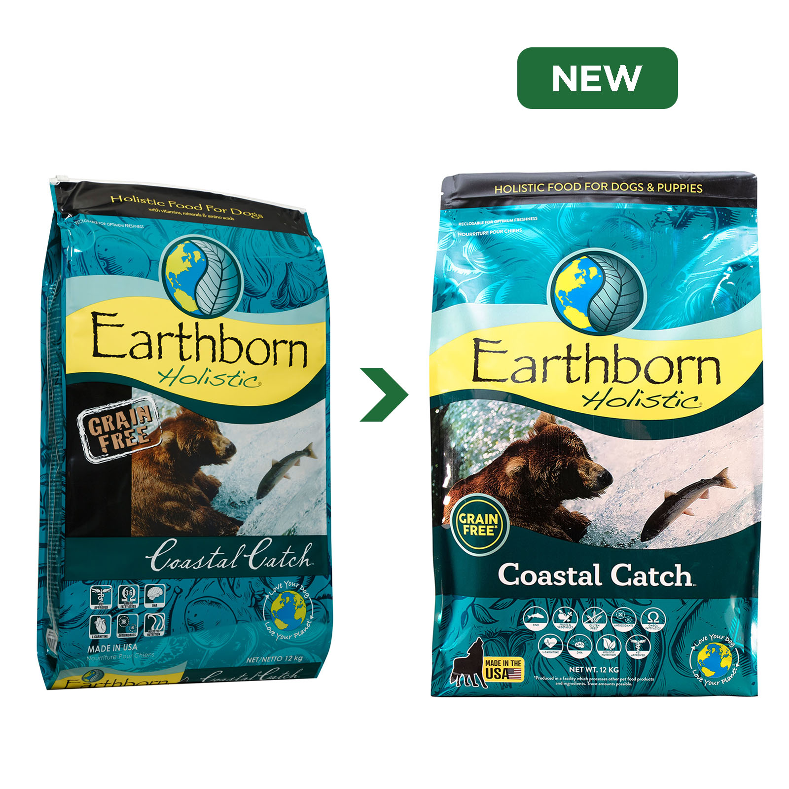 earthborn holistic grain free coastal catch dog food