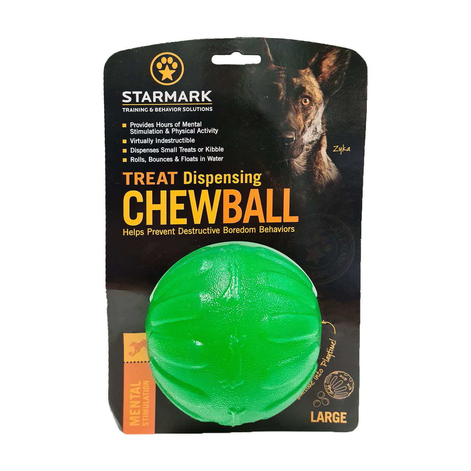 starmark chew ball large