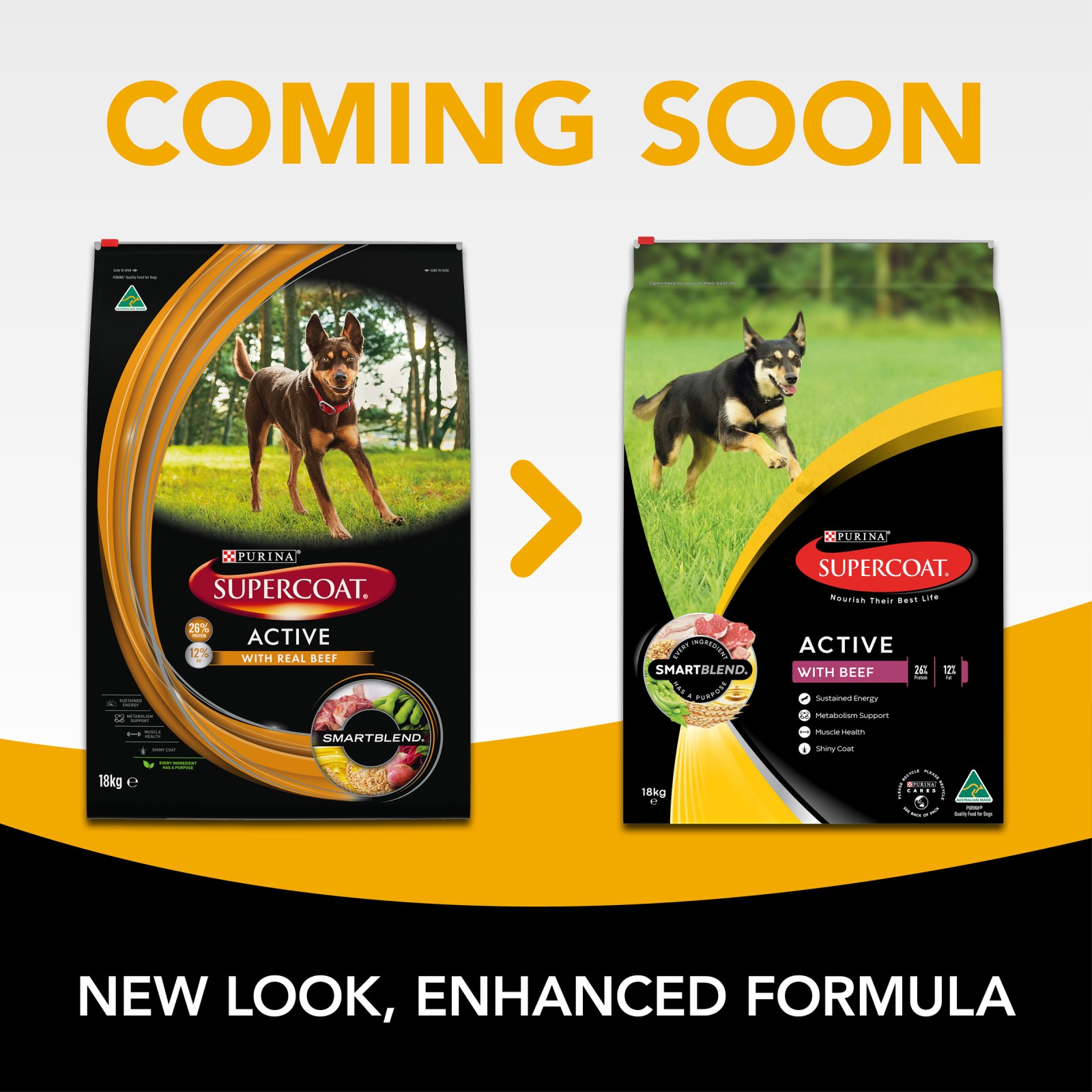 supercoat kangaroo active dog food