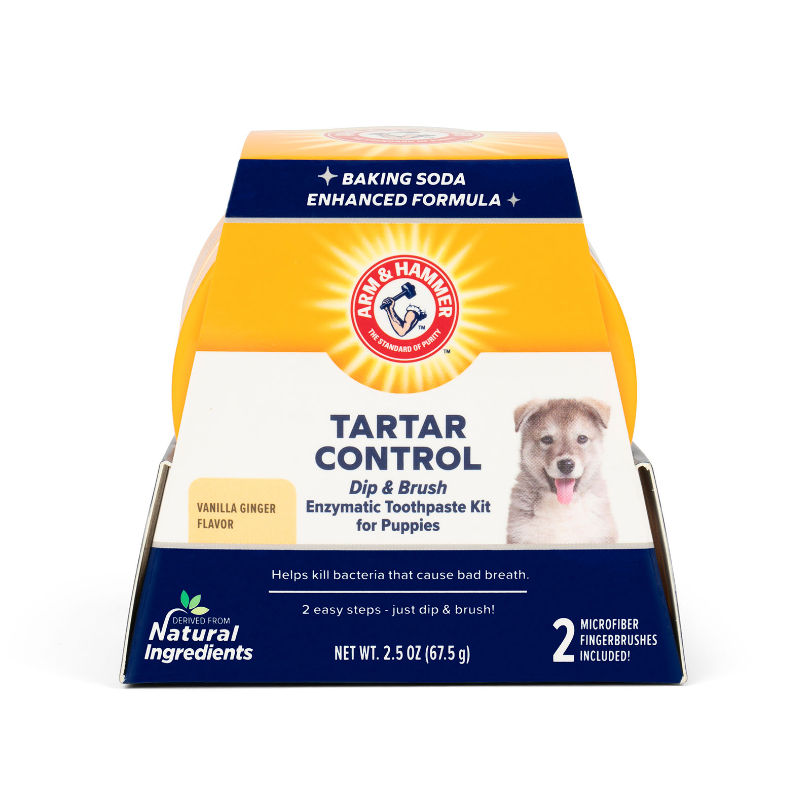 Arm And Hammer Puppy Tartar Control Dental Kit With Vanilla Ginger