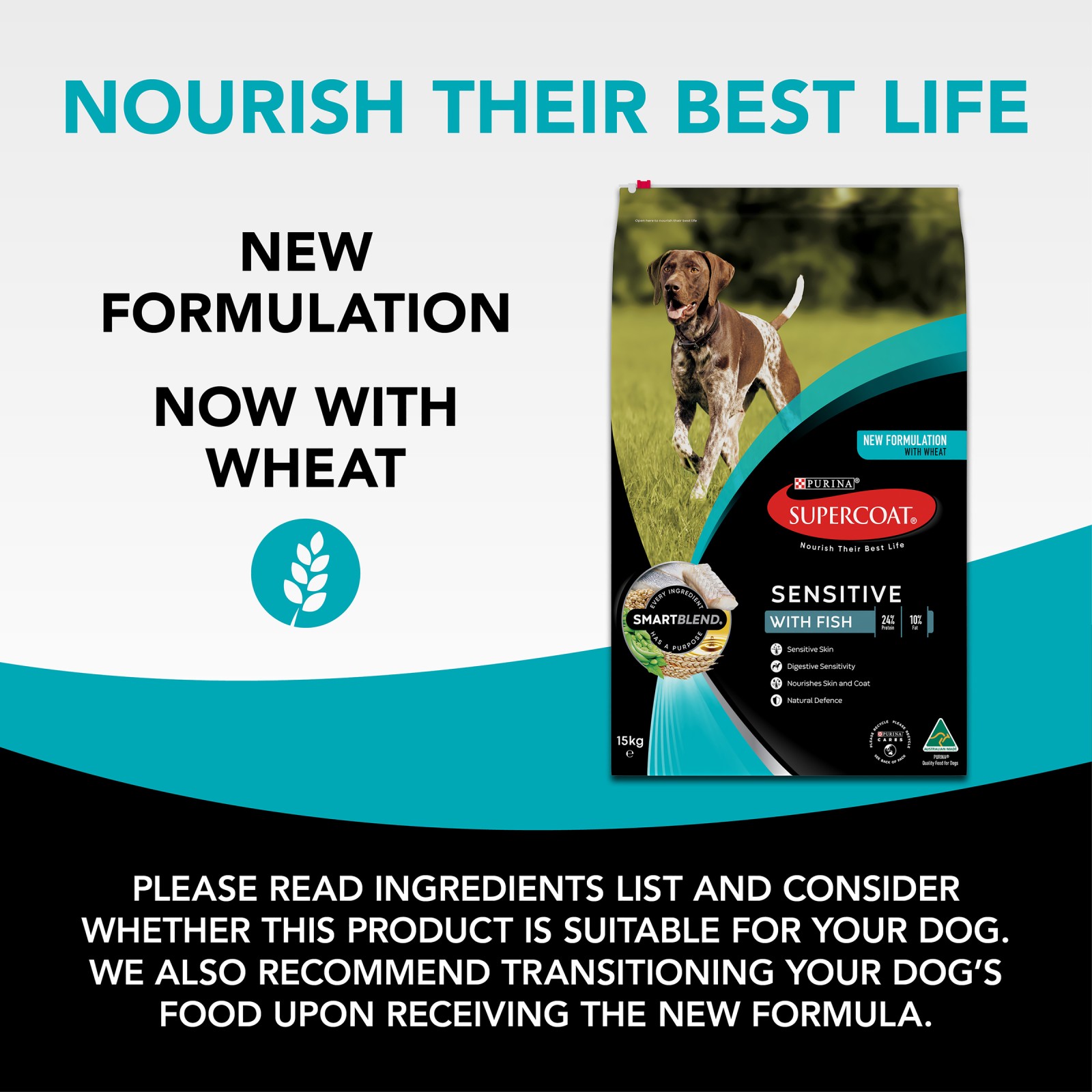 supercoat dog food sensitive