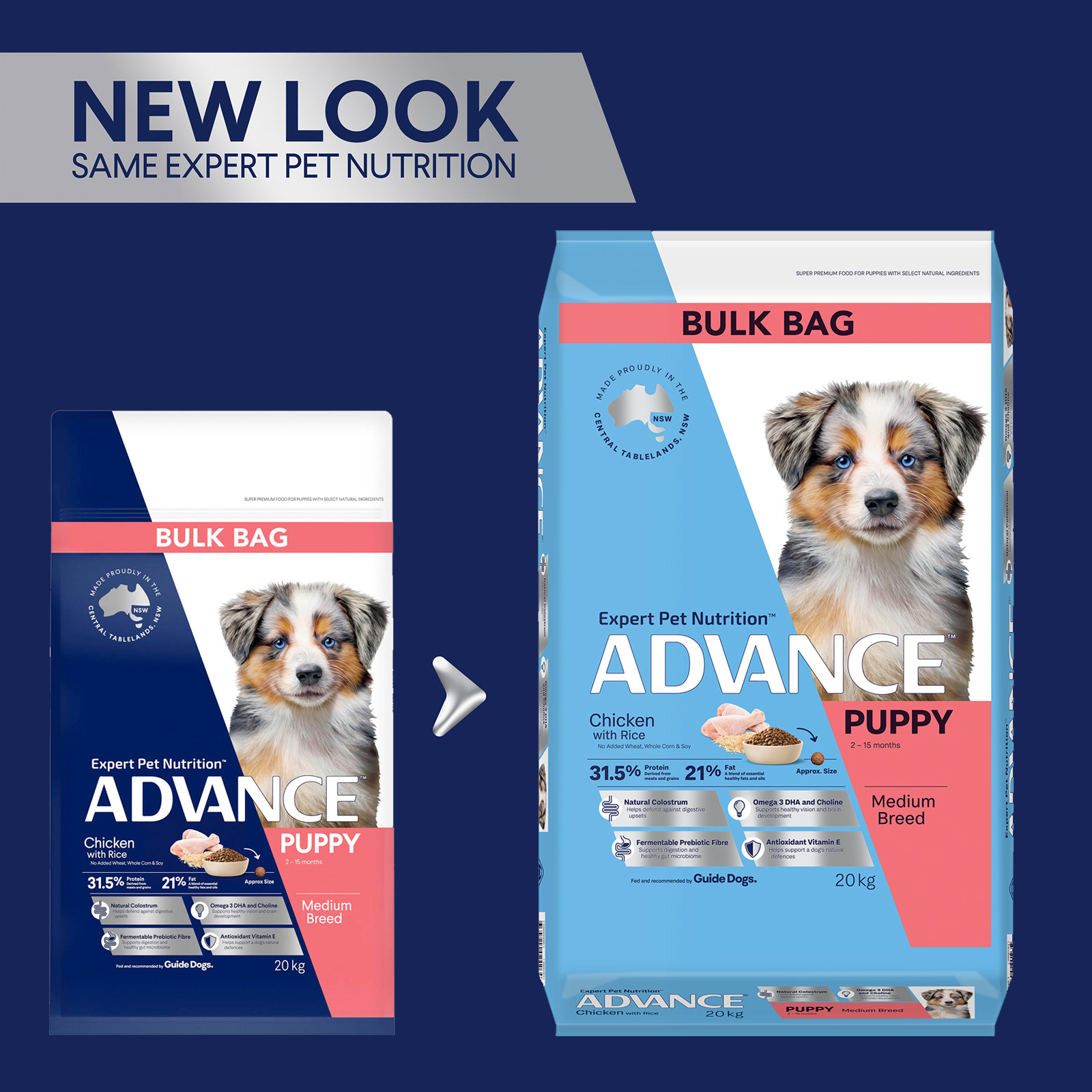 authority large breed puppy food ingredients