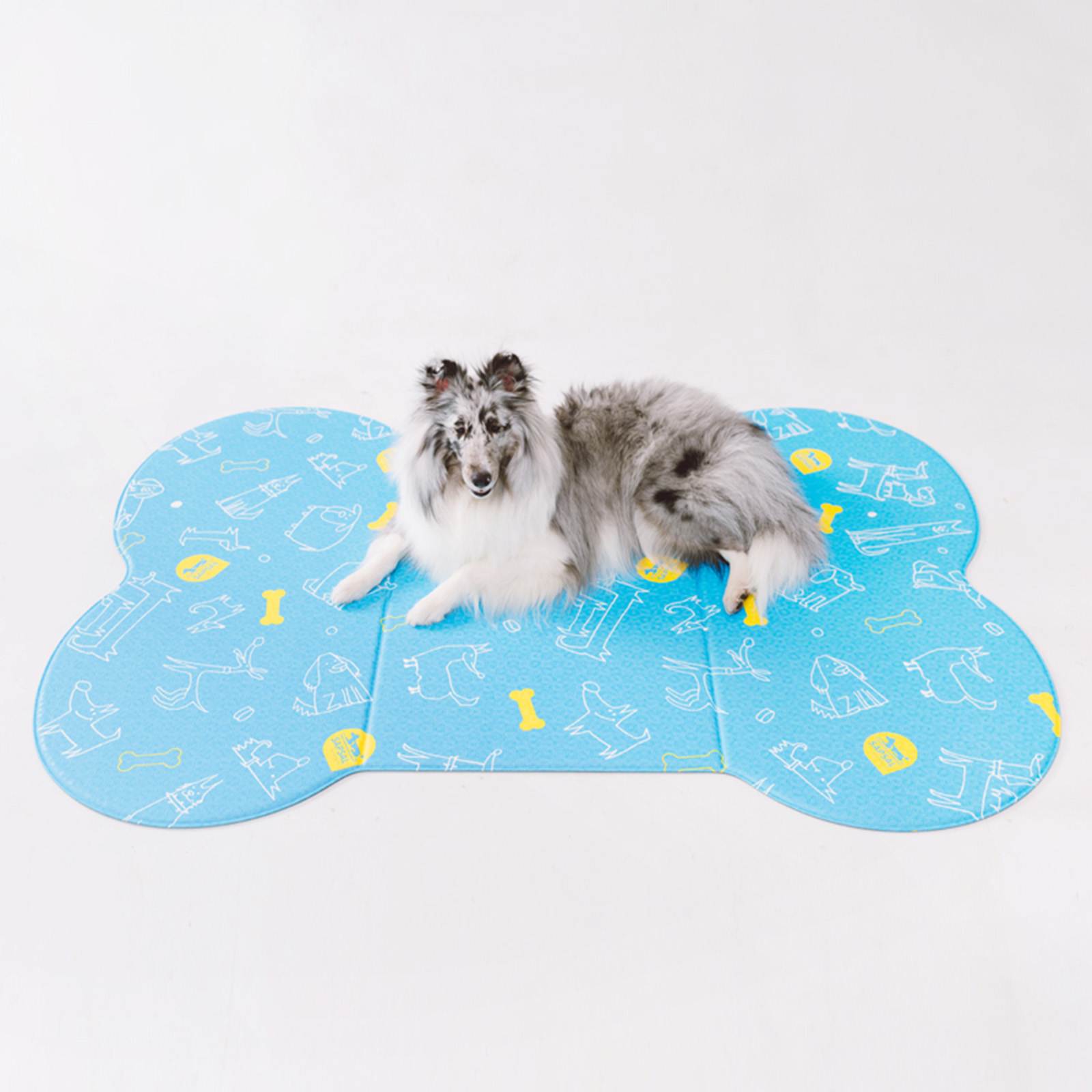 SapSal Eco Friendly Cushioned Pet Mat Blue Large For Dogs 140cm x 100cm