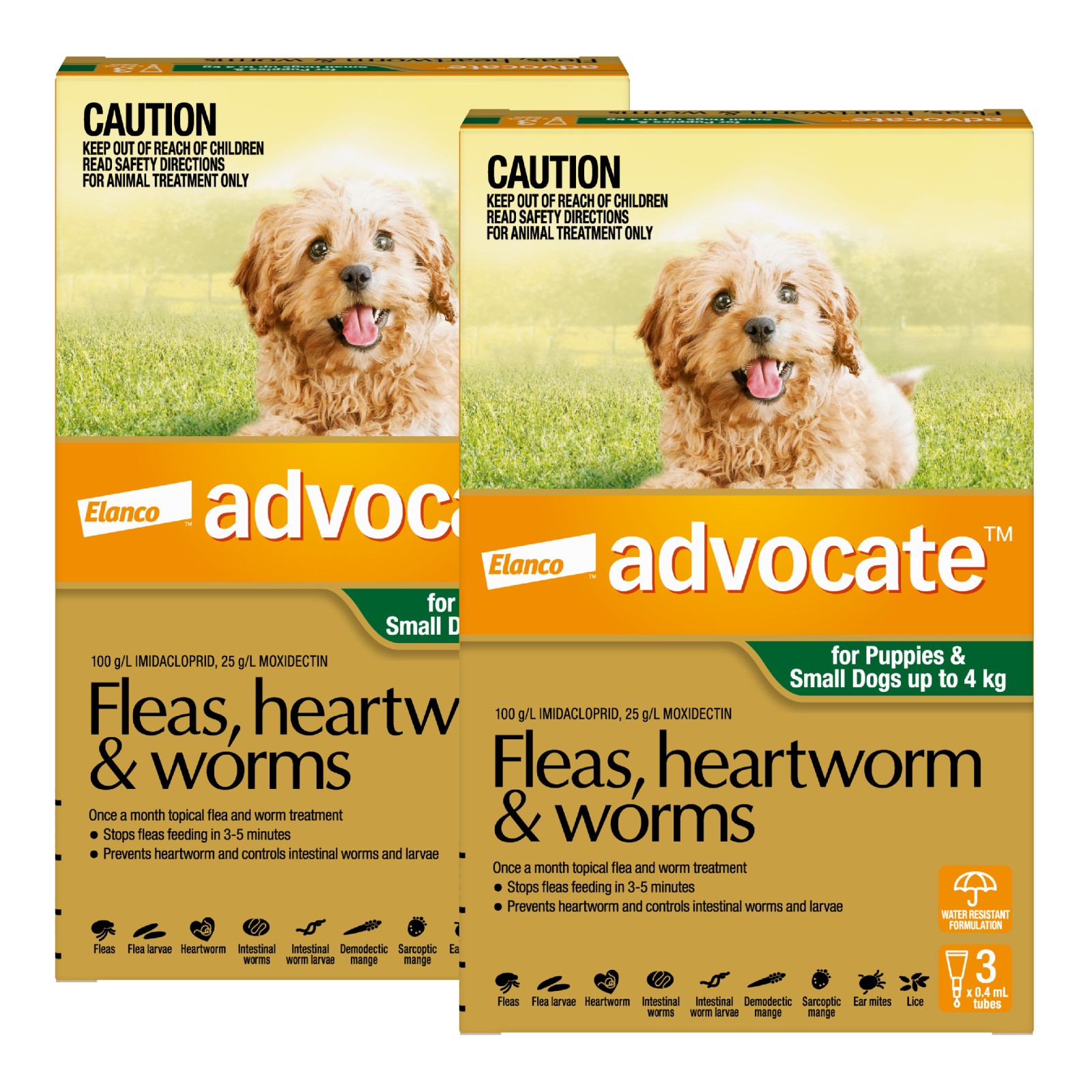 Advocate For Dogs Small Green Up To 4kg 6 Pack 99.74