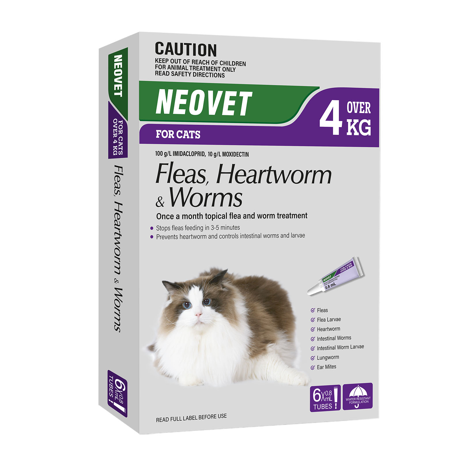 Neovet For Cats Over 4kg 6 Pack - $52.51