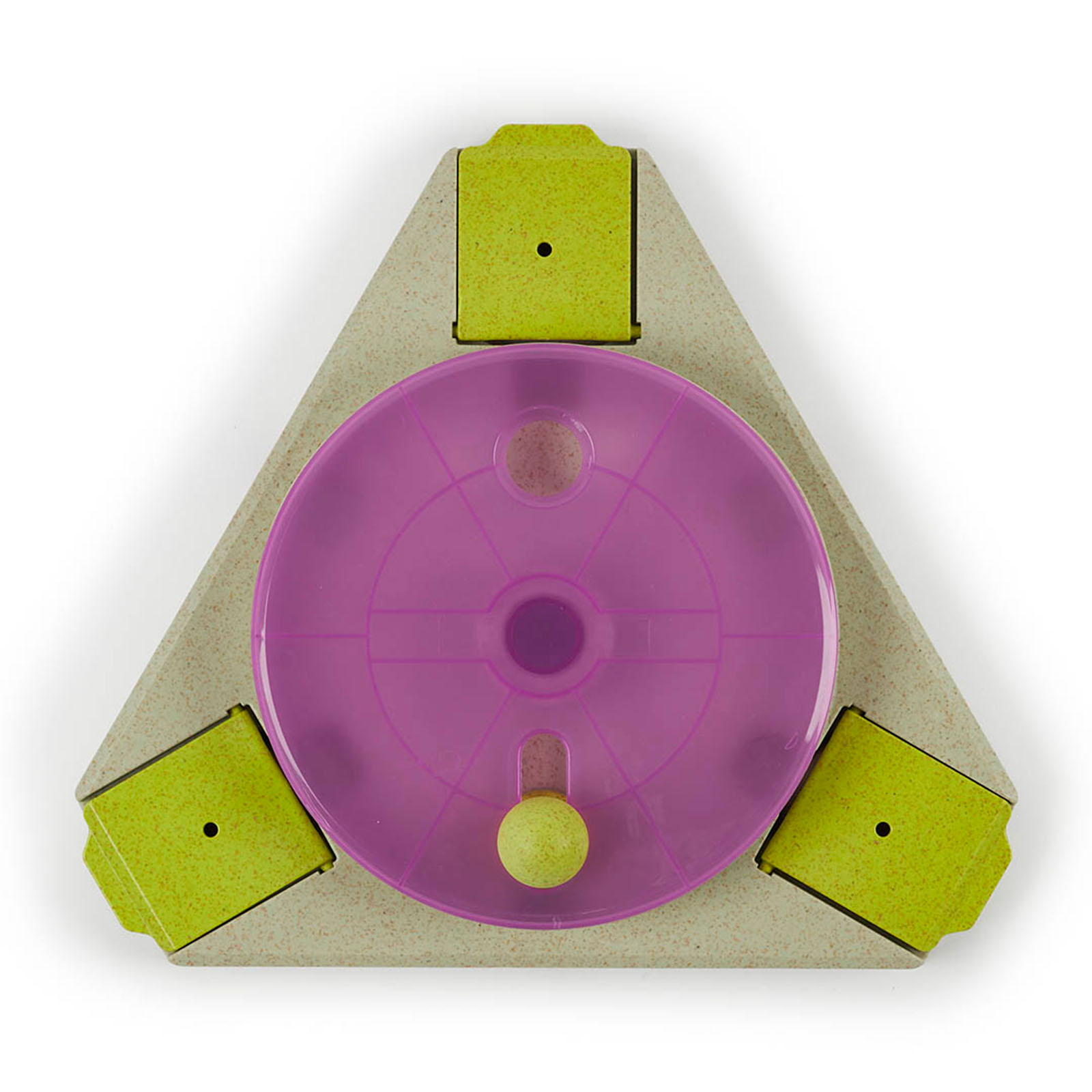 Kazoo Triangle Turn Puzzle Play Interactive Slow Feeder Treat