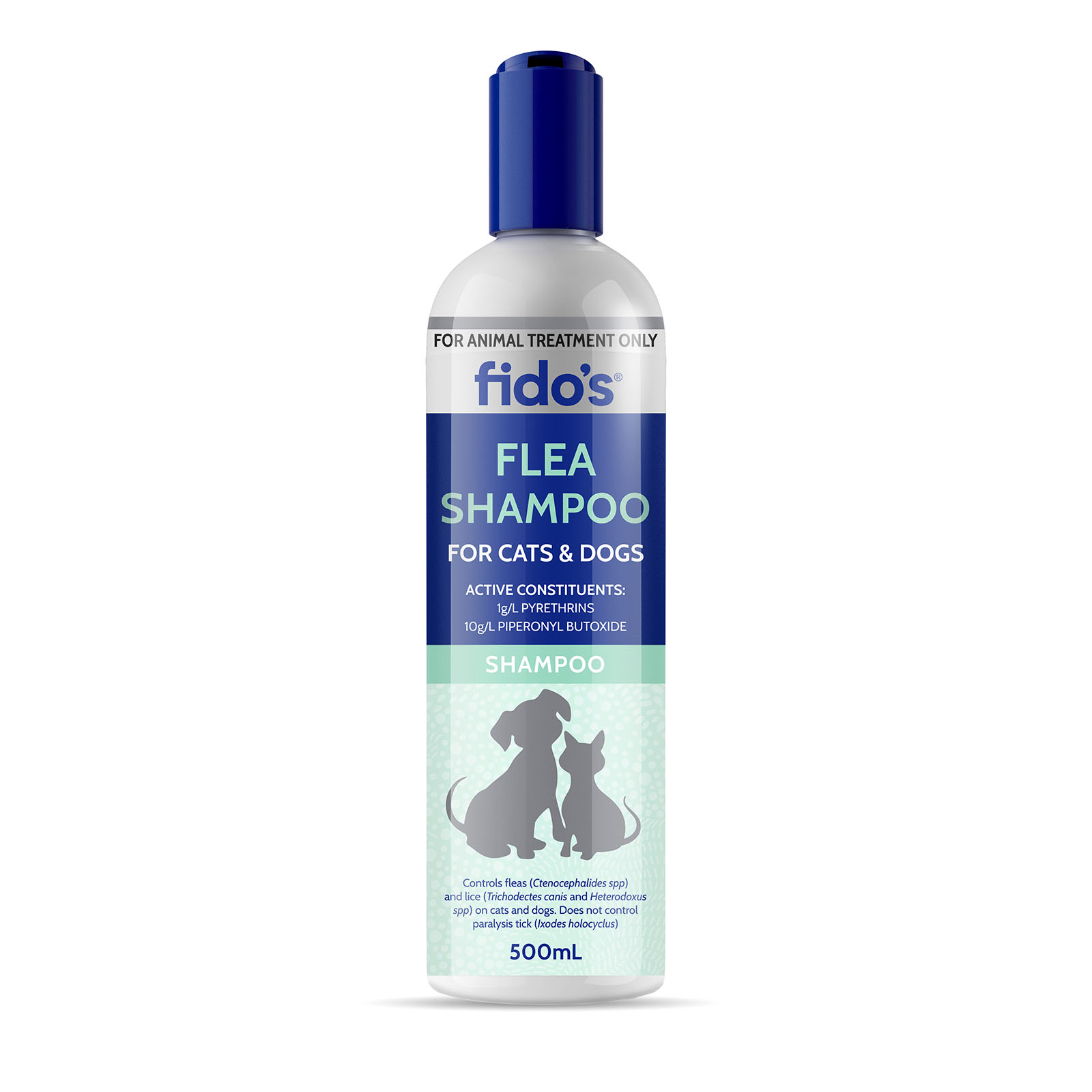 Fidos Flea Shampoo For Cats And Dogs 500ml 22.39