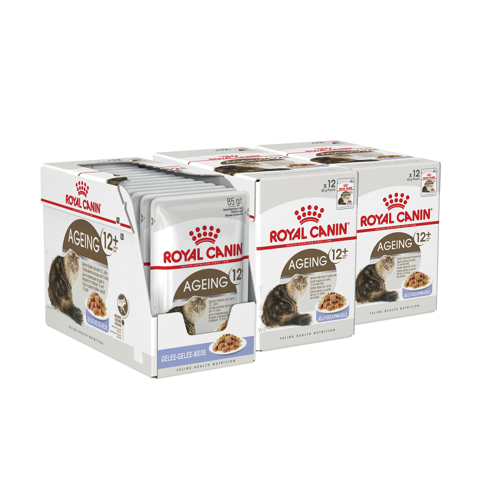 Royal Canin Ageing In Jelly 12+ Years Mature Senior Pouches Wet Cat ...