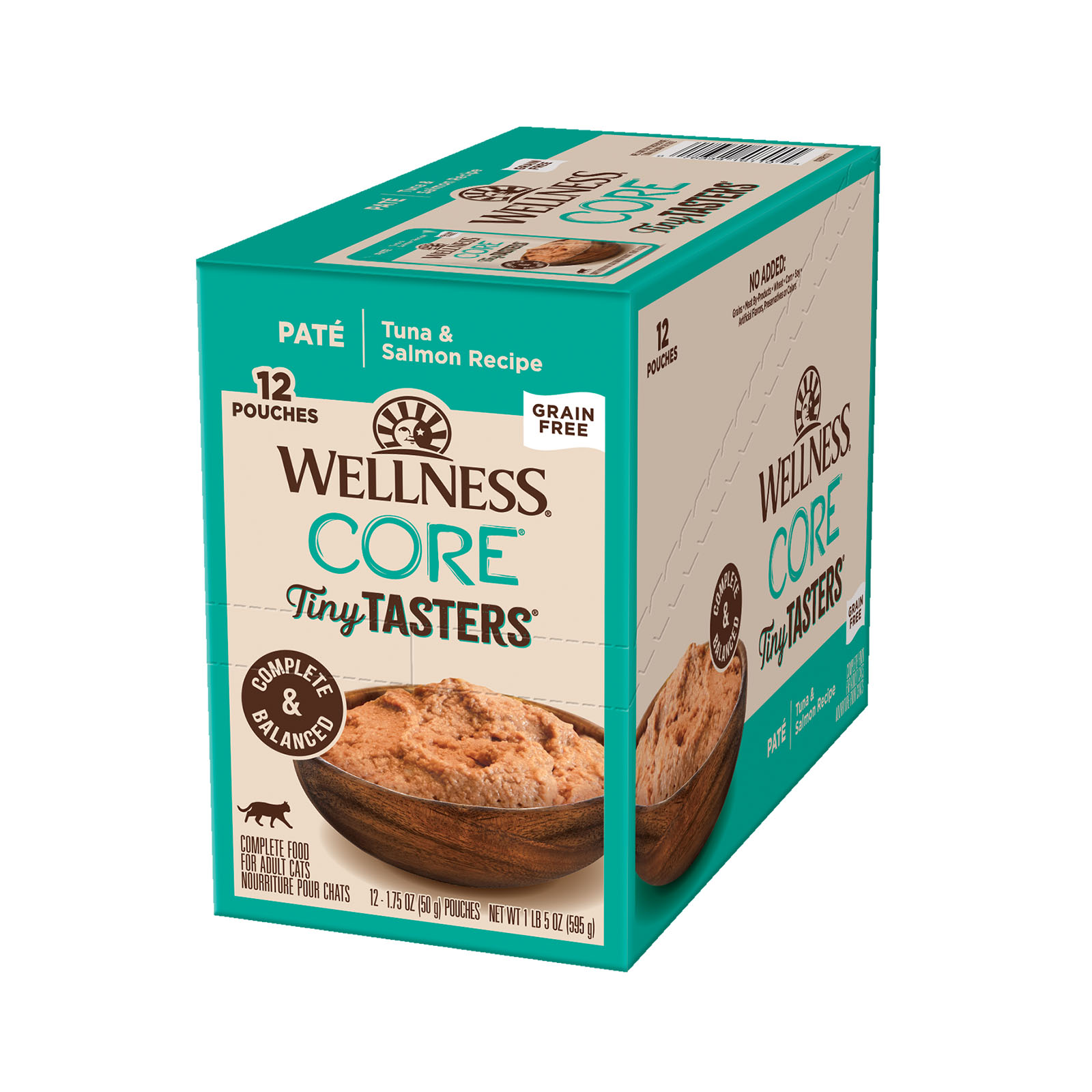 Wellness Core Tiny Tasters Tuna And Salmon Recipe Smooth Pate Grain ...